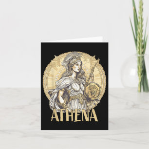 Carte Mythologie Grecque - Athéna La Déesse De La Sagess