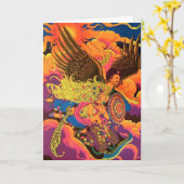 Carte Mythopoïe psychédélique (Fleur jaune)