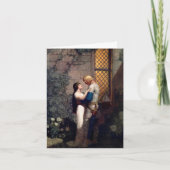 Carte N.C. Wyeth Art romantique médiéval Saint-Valentin (Devant)