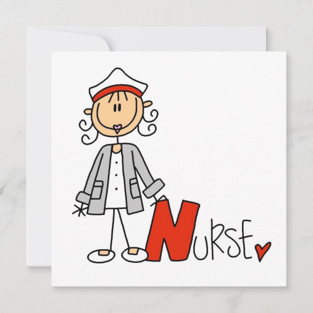 Carte N est pour l'infirmière (Devant)
