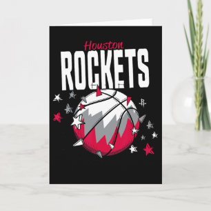 Carte N Houston Rockets Croquis Étoiles Doodle 