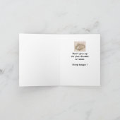 Carte N'abandonne pas tes rêves (Intérieur)