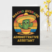 Carte Nacho assistant administratif moyen admin cinco (Fleur jaune)