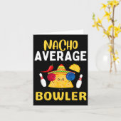 Carte Nacho Average Bowler Cinco De Mayo Bowling Mexicai (Fleur jaune)