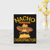 Carte Nacho Average Chiropractor Mexicain Cinco De Mayo (Fleur jaune)