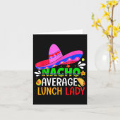 Carte Nacho Average Déjeuner Lady Cinco De Mayo Fiesta M (Fleur jaune)
