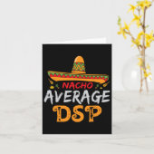 Carte Nacho Average Dsp Direct Support Staff Cinco De Ma (Fleur jaune)