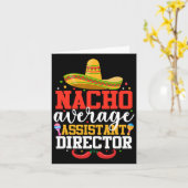 Carte Nacho Average Istant Director Mexicain Cinco De Ma (Fleur jaune)