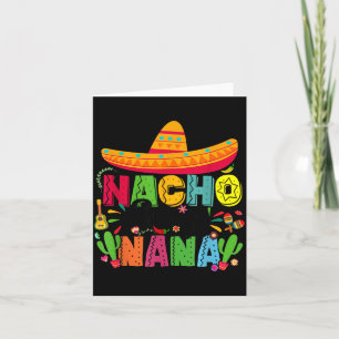 Carte Nacho Average Nana Drôle Mexicain Vintage Cinco De