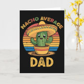Carte Nacho Average Papa Correspondant Mexicain Cinco De (Fleur jaune)