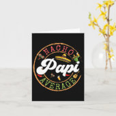 Carte Nacho Average Papi Cactus Cinco De Mayo tenue asso (Fleur jaune)
