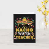 Carte Nacho Enseignant moyen Apple Cinco De Mayo Enseign (Fleur jaune)