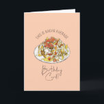 Carte Nacho Moyenne Amusante<br><div class="desc">Personnalisez le texte personnalisé et les couleurs arrière - plans ci-dessus. Vous pouvez trouver d'autres cartes d'anniversaire dans notre collection "Cartes d'anniversaire".</div>