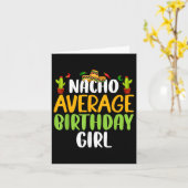 Carte Nacho Moyenne Anniversaire Fille Cinco De Mayo Cor (Fleur jaune)