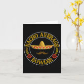 Carte Nacho Moyenne Bowler Cinco De Mayo Bowling Mexicai (Fleur jaune)