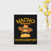 Carte Nacho Moyenne Chorégraphe Cinco De Mayo Danser (Fleur jaune)