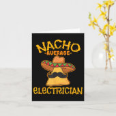 Carte Nacho Moyenne Électricien Cinco De Mayo Fiesta (Fleur jaune)