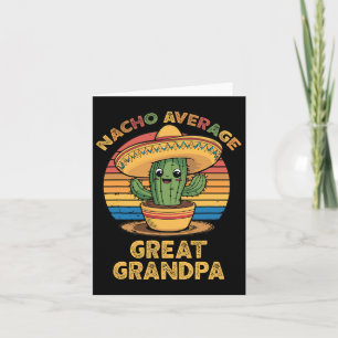 Carte Nacho Moyenne grand grand-père jumelé Cinco mexica