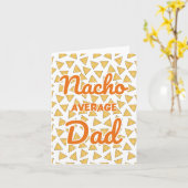 Carte Nacho Moyenne Papa Aquarelle (Fleur jaune)