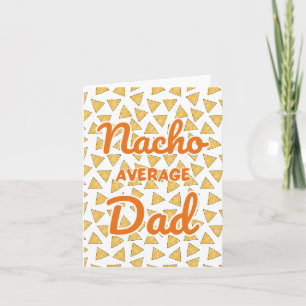 Carte Nacho Moyenne Papa Aquarelle