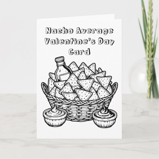 Carte Nacho Moyenne Saint Valentin (Devant)