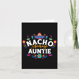 Carte Nacho Tante Moyenne Cinco De Mayo Mexicain Matchin