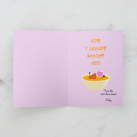 Carte Nacho Valentine (Intérieur)