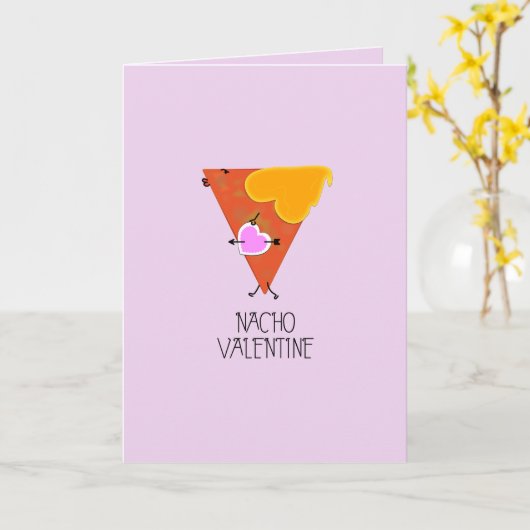 Carte Nacho Valentine (Fleur jaune)