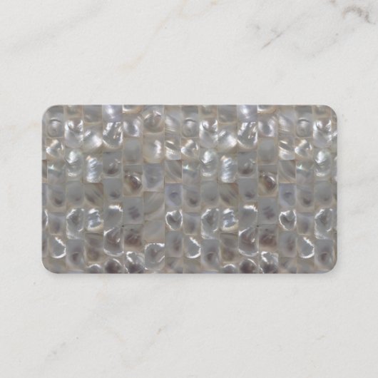 Carte nacrée moderne de contact (Devant)