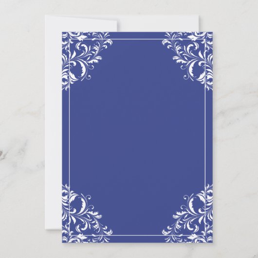 Carte Nadine Seating Chart Table List | Royal Blue (Dos)