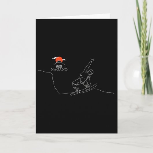 Carte Nagano Snowboard  (Devant)