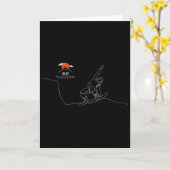 Carte Nagano Snowboard  (Fleur jaune)