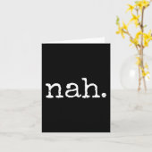 Carte Nah - Funny Marcus Vr Chat Humor  (Fleur jaune)