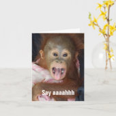 Carte N'Ai Pas Tardé À Dire Aaahh (Fleur jaune)