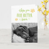 Carte N'Aimez Pas Tôt De Vous Souhaiter Bien | Green Get (Fleur jaune)