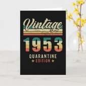 Carte Naissance 1953 (Fleur jaune)