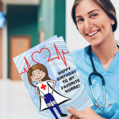 Carte Naissance de la super infirmière