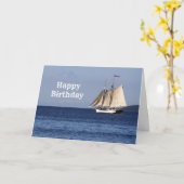 Carte Naissance du lac Sailboat Michigan (Fleur jaune)