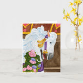 Carte Najira Carousel Horaire Note (Fleur jaune)