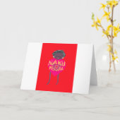 Carte Nakupenda Love Art - Swahili Heart Design (Fleur jaune)
