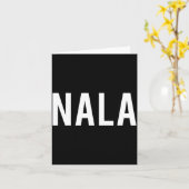 Carte Nala - Cool New Funny Name Fan Gift Tee  (Fleur jaune)