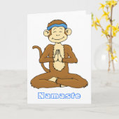 Carte Namaste (Fleur jaune)