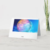 Carte Namaste Citation Merci Cosmologique Universe Planè (Dos)