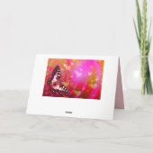 Carte Namaste Citation Merci Romantique Coeurs papillons (Dos)