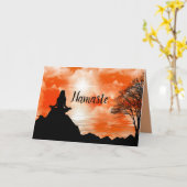 Carte Namaste Citation Merci Yoga Méditation Zen (Fleur jaune)