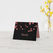 Carte Namaste Cote Merci Romantique Rose Pétales (Fleur jaune)