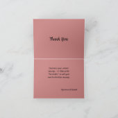 Carte Namaste Cote Merci Romantique Rose Pétales (Intérieur)