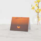 Carte Namaste Sunset (Fleur jaune)