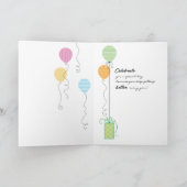 Carte Nana 90th Birthday Cake Number Bougies (Intérieur)