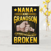 Carte Nana And Grandson A Bond That Can't Be Broken Shir (Fleur jaune)